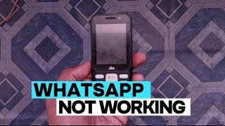 Jio 320B Whatsapp Not working  Jio 220B Whatsapp Not working [upl. by Yeldah]