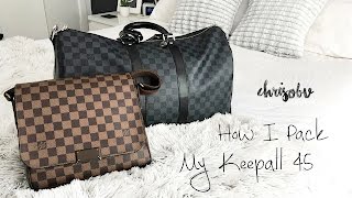 Louis Vuitton  What fits in my Keepall 45 [upl. by Ehtyde]