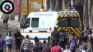 Ambulance CroixRouge française à Paris [upl. by Junko13]