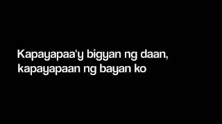 ASIN Cotabato Lyrics Filipino amp English [upl. by Nuahsad]