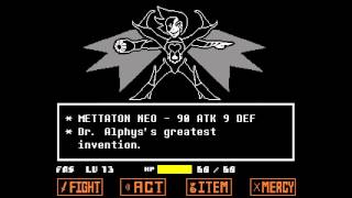 Undertale  Mettaton NEO Boss Fight [upl. by Berkshire]