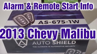 Auto Shield Alarm And Remote Start Information [upl. by Bret125]