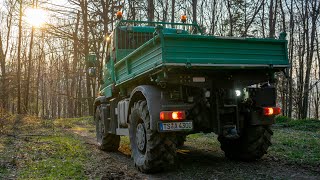 Bergwegebau mit UNIMOG 430 in den Alpen  Henne Roadtrip Teil 2 [upl. by Eitsirk]