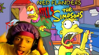 NED FLANDERS FINALLY KILLS HOMER SIMPSON AFTER HE STOLE HIS BIBLE [upl. by Oraneg806]