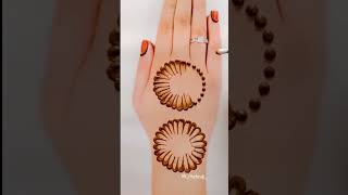 Easy And Simple Mehndi Design ll Mehndi ka Design  mehndi [upl. by Nylac]