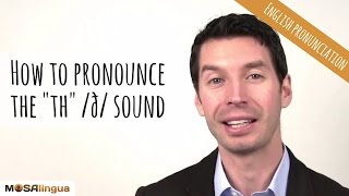 How to pronounce the th ð sound  American English Pronunciation [upl. by Aube]