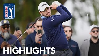 Patrick Cantlay shoots 7under 65  Round 1  Farmers  2024 [upl. by Ethelind]