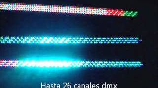 Nueva barra de leds alien mas potente y se divide en 8 secciones [upl. by Lemrahc]