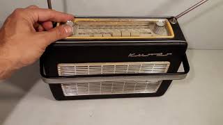 Radionette Kurer transistor radio [upl. by Sherurd768]