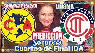 América Vs Toluca Cuartos de Final IDA Liga Mexicana ligamx pronosticos prediccionesdeportivas [upl. by Demona502]