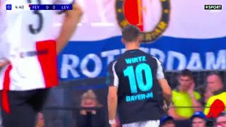 Florian Wirtz Goal Feyenoord Vs Leverkusen 01 All Goals Results Extended Highlights [upl. by Dey206]