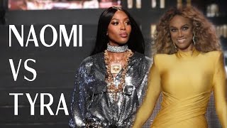 Naomi Campbell vs Tyra Banks  Runway walk 2021 [upl. by Ariew675]