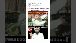 Kya Mola Ali Na Abubakar Ki Baayaat Kar Li Thi Kya yaali yaalimadad [upl. by Novelia]