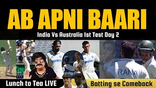 ALL EYES ON INDIAN BATTING NOW 🙏 Starc Played Crucial Role  India Vs Australia 1st Test Perth Day2 [upl. by Locin]