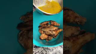 Lemon pepper wings recipe on my page Just click my name [upl. by Airekal]