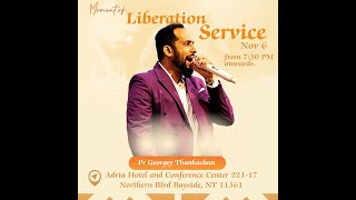 MOMENT OF LIBERATION Wednesday service with Pastor Georgey Thankachan [upl. by Eislehc]