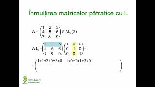 Inmultirea matricelor 2  Algebra cls a 11a [upl. by Nnyre929]