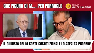 CHE FIGURACCIA DI MPER FORMIGLIIL GIURISTA CASSESE LO ASFALTA A PIAZZA PULITA [upl. by Rachael]