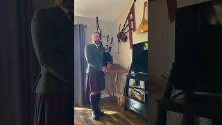 Loch Carron Reel on Bagpipes Caleb Cox [upl. by Keiko]