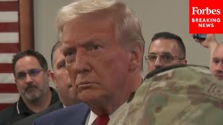 WATCH Trump Responds To Reporter Asking If Hell Denounce The Bomb Threats In Springfield Ohio [upl. by Rausch]