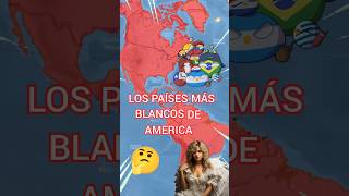 LOS PAISES MÁS BLANCOS DE AMÉRICA countryballs paises historia mapa mexico argentina [upl. by Columba]