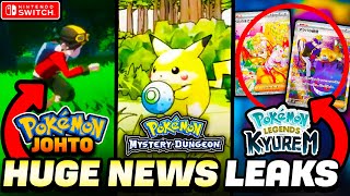 POKEMON NEWS amp LEAKS PAST JOHTO amp FUTURE UNOVA GAMES 2024 New Mystery Dungeon amp RogueLike GAME [upl. by Libre]