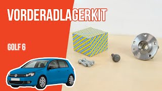 Wie Golf 6 Vordere Radlager wechseln 🚗 [upl. by Asilram]