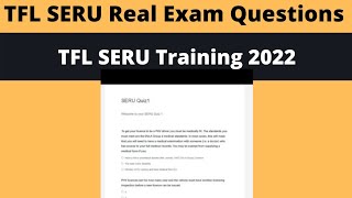 TFL SERU test with Real Exam Questions SERU training 2022 SERU exam TFL SERU exam [upl. by Belac]