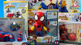 Marvel Spidey and His Amazing Friends Toy Collection Unboxing Review  Web Spinners Playset [upl. by Harsho736]