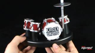 Toy Spot  Vat19com Mini Rock Finger Drums Mini Electronic Drum Kit [upl. by Kcirddehs735]