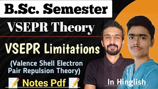 L2  VSEPR Theory amp Its Limitation  Bsc Semester  By Mohideen Sir [upl. by Marlow]