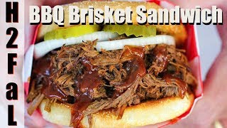 SlowCooker  BBQ BRISKET SANDWICHES  How To Feed a Loon [upl. by Ku682]