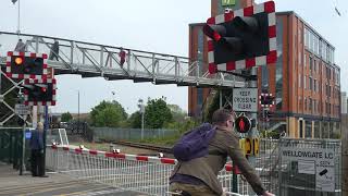 Grimsby Wellowgate Level Crossing 03062021 [upl. by Calendra]