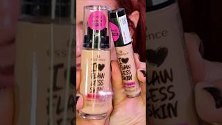 La base y el Corrector de Essence Cosmetics I❤️ FLAW LESS SKIN FOUNDATION tono Ligth Sand 👀🙆‍♀️ [upl. by Summons]