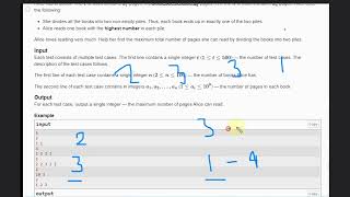 A Alice and Books  Codeforces Round 953 Div 2 Full solution with code [upl. by Yddeg]