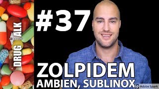 ZOLPIDEM AMBIEN  PHARMACIST REVIEW  37 [upl. by Igig]