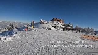 Kirchberg Kitzbühel afdaling naar Kitzbühel [upl. by Elora]