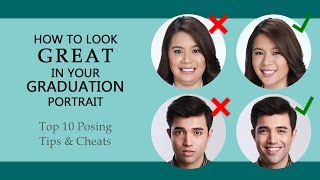 How To Look Great in Your Graduation Portrait  Top Ten Posing Tips and Cheats [upl. by Dnamron]