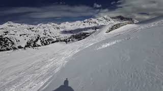 AT  Obertauern  Ski Piste quot1aquotquot25aquot Zehnerkarbahn POV jízdaride [upl. by Gnidleif268]