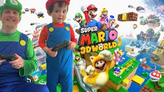 Super Mario 3D World World Castle 🏰3  RedHot Run  Green Stars and Stamp [upl. by Timothee]