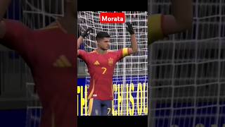 🔥Morata goal kick shortvideo shorts youtubeshorts [upl. by Nohshan750]