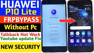 Huawei P10 Lite Frp Bypass Wirhout Pc  All Huawei Frp Bypass Android 7080 Without Pc New Trick [upl. by Anuahsal]