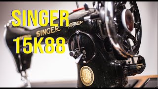 Singer 15k88 naaimachine introductie – Dutch Nederlands [upl. by Aitekram]