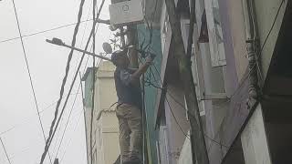 lower chanmari to power house M U P WORK connection sawn inerter current in hna ati buai [upl. by Chem]