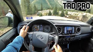 The 2022 Toyota Tacoma TRD Pro is the Same Great OffRoad Companion POV Drive Review [upl. by Berrie]