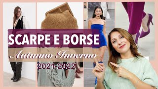 SCARPE E BORSE DI MODA PER IL 2021  2022  Tendenze autunno inverno  Isabella Emme [upl. by Fagan]