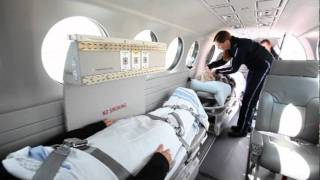 Hawker Beechcraft King Air 350ER Air Ambulance Video with Spectrum Aeromed Equipment [upl. by Tyree502]