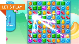 Lets Play  Candy Crush Jelly Saga Tablet [upl. by Nickey]