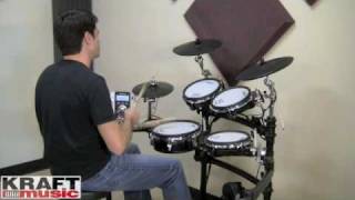 Kraft Music  Roland TD9SX Demo with Johnny Rabb [upl. by Panther]