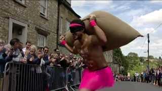 Tetbury Woolsack Races 2013 [upl. by Ahsinak]